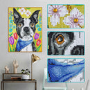 5D Full Special Shape Crystal Drill Diamond Paint Puppy Draw Rhinestone Picture