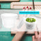 Ginger Garlic Sealed Box Round Food Drain Storage Screw Cover Kitchen Organizer