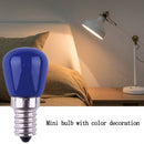 E14 Light Bulb 3W 220V Colorful LED Decorative Light Fridge Lamp (Blue) Newly