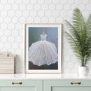 Diamond painted 5D DIY wedding dress series with different diamonds(YX3889)