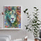 Handmade DIY Hand Painted Paint By Numbers Oil Canvas Pictures Lion Kit Art