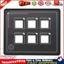 SP5106 Waterproof 6P LED Push Button Switch Panel Box Kit for Car RV Truck Newly