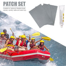 4pcs PVC Paddle Board Patches Waterproof Kayak Air Bed Repair Patch with Glue