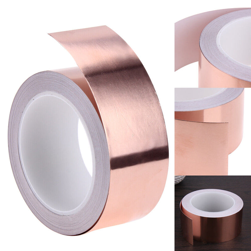 1 roll 20 meters 3 5cm single conductive adhesive EMI shielding copper film a