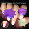 Prosperveil Plastic Nail Polish Stencil Crystal Nail Stencil Man