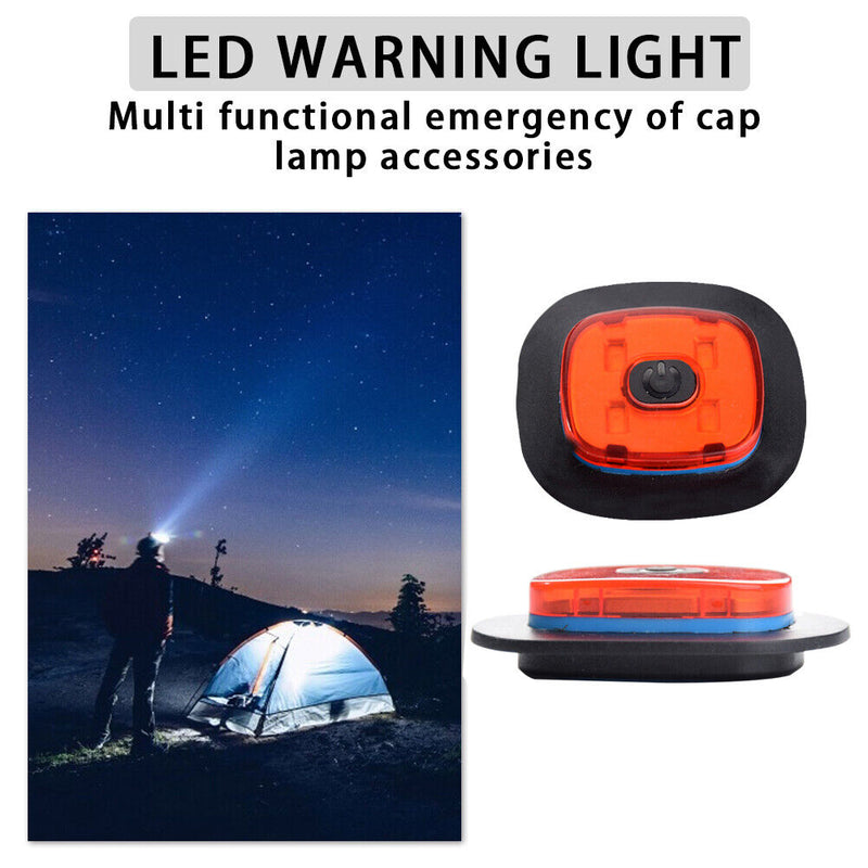 4LED Cap Light Outdoor Running Night Fishing Camping Emergency Warning Hat Lamp