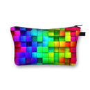 Abstract Printed Hand Hold Travel Storage Cosmetic Bag Toiletry Bag