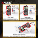 8340min LCD Digital Multimeter Ohm Meter with NCV Zero Fire Wire Tester Newly