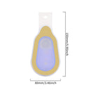 Portable Solar LED Magnetic Strap Light Running Safety Clip Lamp (Yellow)