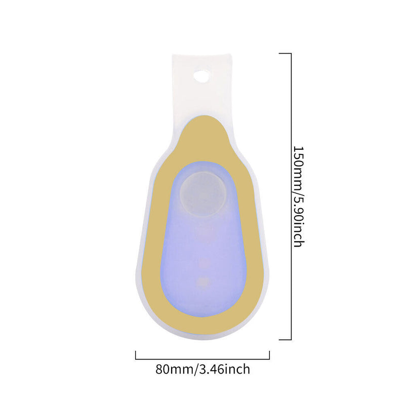 Portable Solar LED Magnetic Strap Light Running Safety Clip Lamp (Yellow)