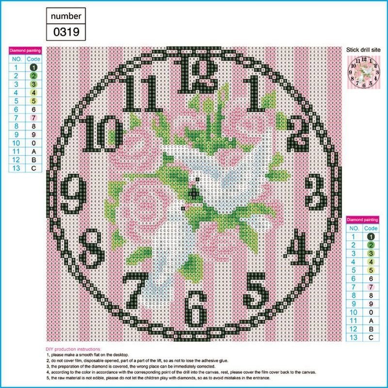 Matefield 5D Craftsman, Diamond Color, Pigeon and Cross, Set with Embroidery