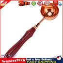 Wax Sealing Melting Spoon Retro Wooden Handle Spoon for Wax Seal Stamps Newly