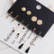Women Acrylic Statement Long Dangle Drop Tassel Ear stud Earring Sets Alloy