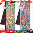 2pcs Special Shaped Drill Diamond Leather Tassel Bookmark DIY Art (SQ03) Newly