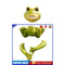 Outdoor Bird Feeding Basin Frog Tree Statue Birdbaths Feeders for Animal