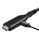 HDMI-Compatible Converter HD Audio Cable Splitter for PS2 Game Console Adapter