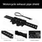 Silicone Motorcycle Motorbike Muffler Round Oval Exhaust Protector Universa
