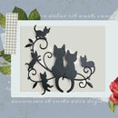1x Love Cats Metal Cutting Dies Scrapbooking Cuts Cards Making Stencil C0W9