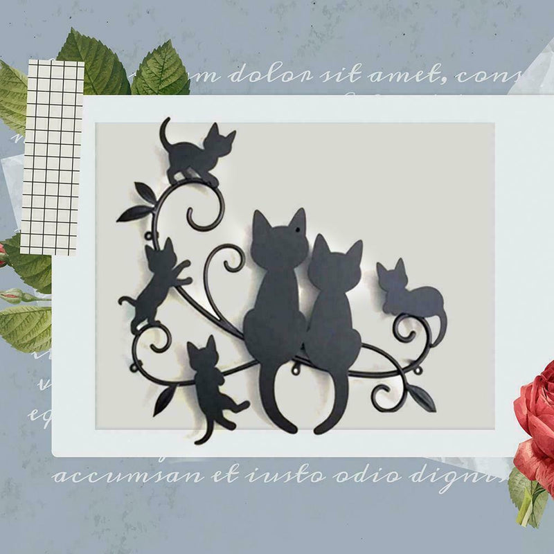 1x Love Cats Metal Cutting Dies Scrapbooking Cuts Cards Making Stencil C0W9