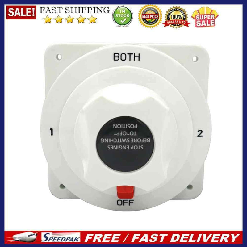 High Power Battery Disconnect Switches Marine Boat Dual Battery Selector Switch