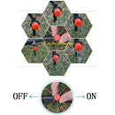 100pcs/Lot Head 1/4 '' Hose Garden Irrigation Micro Material Flow