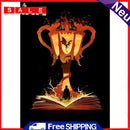 Full Cross Stitch Burning Cup Kit Cotton 3 Strands Stamped Artwork Home Decor