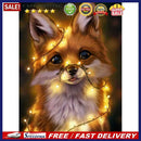 Painting By Numbers Kit DIY Light Fox Canvas Oil Art Picture for Home Room
