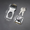 Punch-Free Drawer Lock Anti-Theft Home Office Stainless Steel Cabinet Door Lo