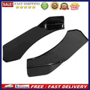 Universal Gloss Black Car Front Bumper Lip Splitter Chin Spoiler Left+Right