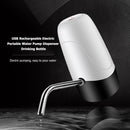 Rechargeable Electric Portable Water Pump Dispenser Drinking Bottle (White)