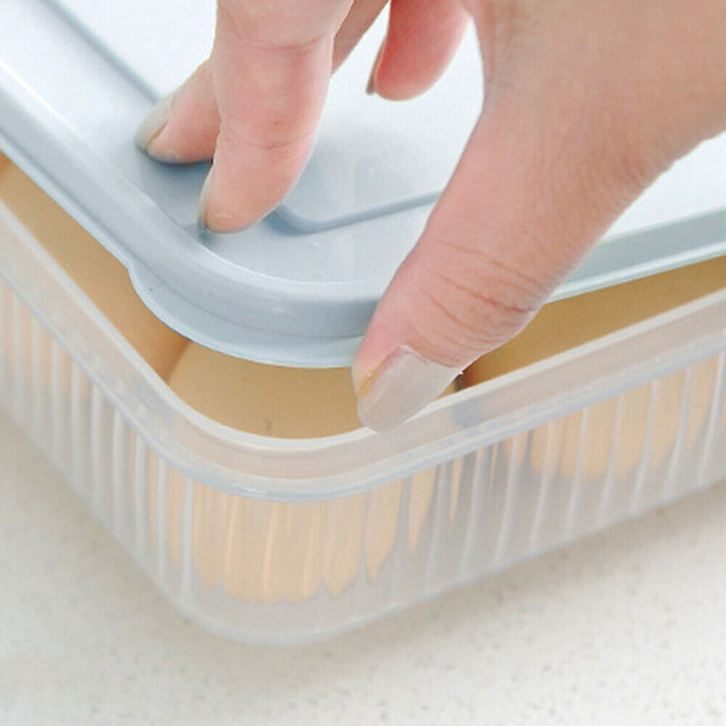 Household Egg Storage Box Refrigerator Dumplings Eggs Holder Storage Organizer