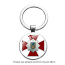 Ukraine Keychain Trinkets Ukrainian Charm Key Rings Bag Car Pendant (1) Newly