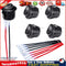 5pcs Round Rocker Switch ON Off DC12V-24V Toggle Switch for Car Automotive Newly