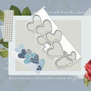 Heart Border Edge Frame Metal Stencil DIY Scrapbook Craft Cards Album M2G8