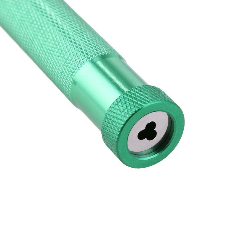 DIY Craft Pottery Clay Extruder Fondant Cake Slime Gun Modeling Tool(Green)