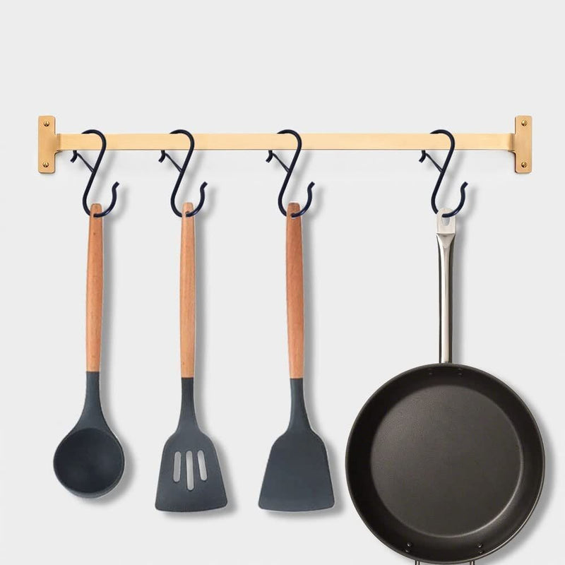 Duty Bathroom Anti-Drop Hanging Metal Hooks S Hooks Safety Buckle Hook Rack