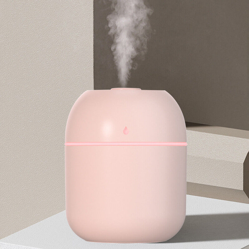 3 in 1 Multifunction Two Gear Air Humidifier Ultrasonic Mist Maker (Pink)