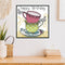 Teacup Cross Stitch Kit 14CT Stamp Embroidery DIY Needlework (J356 15x14cm)