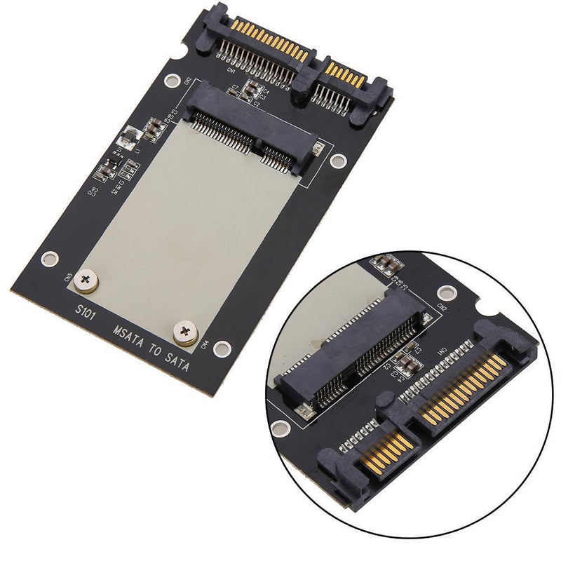 mSATA SSD to 2.5in SATA Convertor Adapter Card Computer Transition Card*2