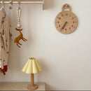 INS Style Simple Personality Digital Clocks Silent Wall Clock Nordic Solid Wood