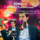 Wireless Lavalier Microphone Receiver Transmitter Video Recording Mic Syste