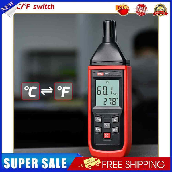 Digital Temperature Humidity Meter Handheld Thermometer Backlight Hygrometer