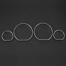 4pcs/set Car Front Dashboard Frame Instrument Panel Frame Styling Parts for E46