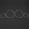 4pcs/set Car Front Dashboard Frame Instrument Panel Frame Styling Parts for E46