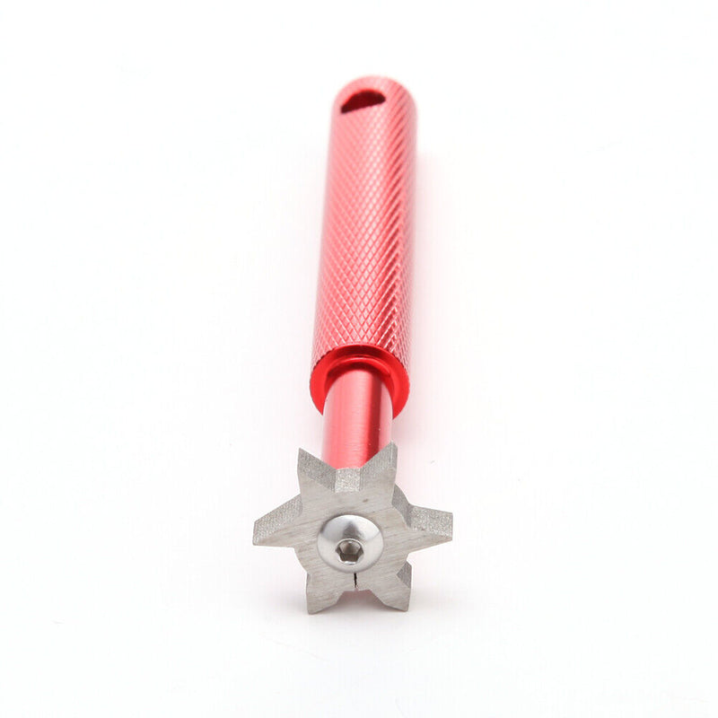 Golf Club Cleaner Wedge Sharpener Golf Groove Planer Cleaning Tool (Red) Newly