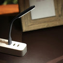 LED USB Lamp Mini Portable Laptop Book Reading Desk Night Lighting (Black)