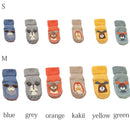 Winter Cartoon Non-slip Rubber Soles Toddler Socks Warm Terry Thicken Slippers