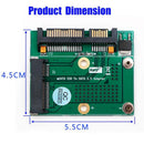 Mini PCI-E Msata SSD to 2.5 Inch SATA Adapter Converter Card Module Board