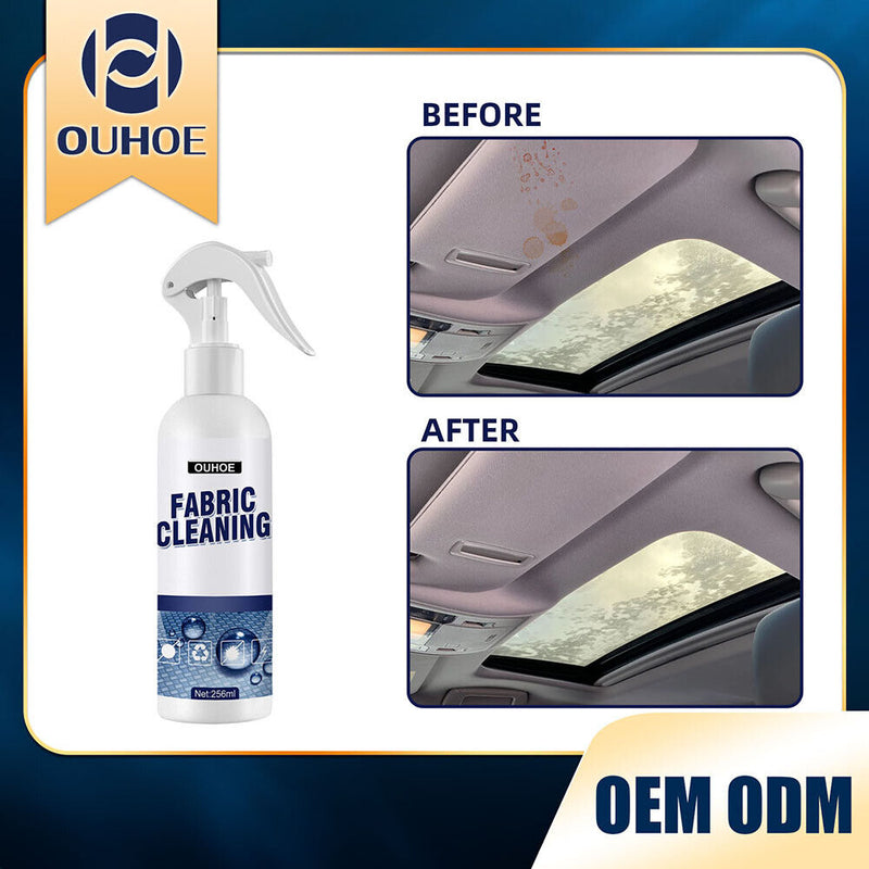 30/100/256ml Car Interior Leather Cleaning Agent Fabric Spray Carpet Cleaners