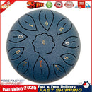 6 inch 11 Tune Notes Musical Steel Tongue Drum for Beginner (Dark Blue) Newly